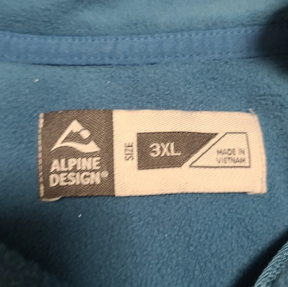 Blue fleece pullover - Picture 5 of 8
